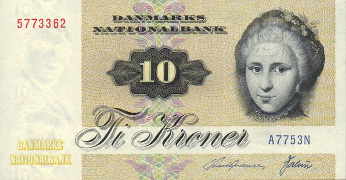 デンマーククローネWithdrawn Danish Krone banknotes, no ...