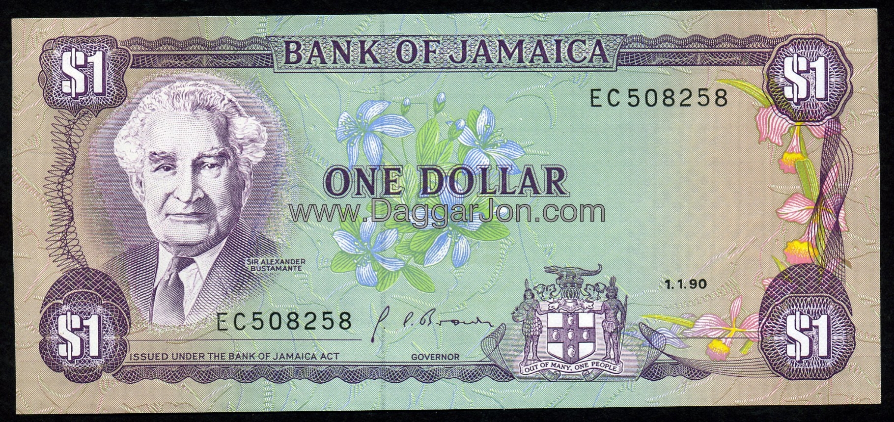 ジャマイカドルMy Jamaican collection of notes.....