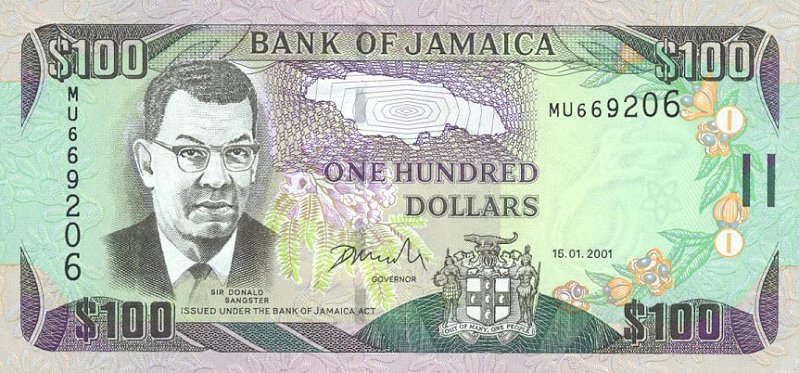 ジャマイカドルJamaican dollar Banknote