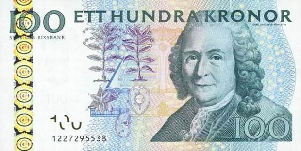 スウェーデンクローナSwedish krona/kronor Banknote