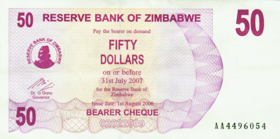 ジンバブエ・ドルZimbabwean dollar